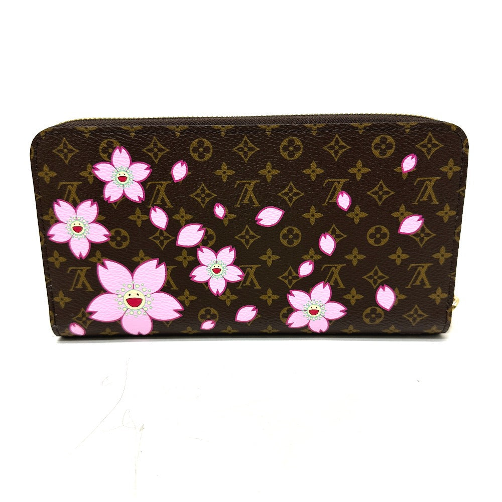 LOUIS VUITTON Long Wallet Purse M13433 Monogram canvas Brown Takashi Murakami LV Ã TM Zippy Wallet