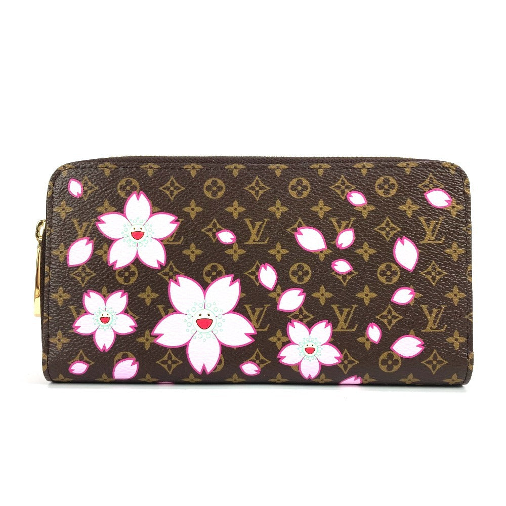 LOUIS VUITTON Long Wallet Purse M13433 Monogram canvas Brown Takashi Murakami monogram LV �~ TM Zippy Wallet Women