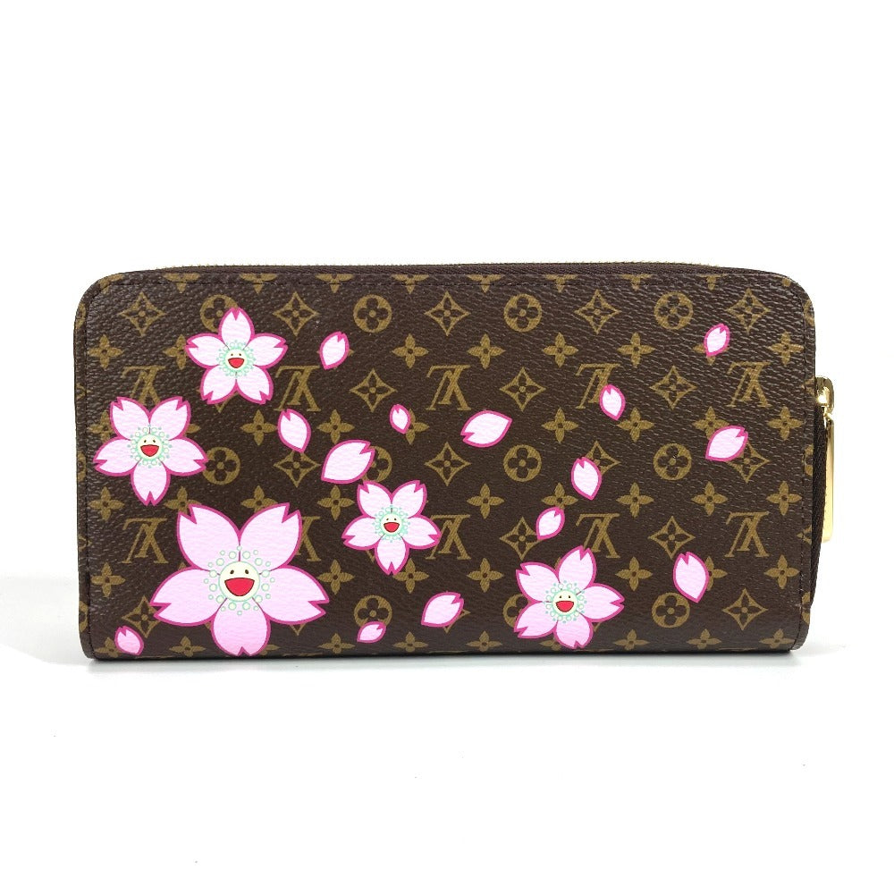 LOUIS VUITTON Long Wallet Purse M13433 Monogram canvas Brown Takashi Murakami monogram LV �~ TM Zippy Wallet Women