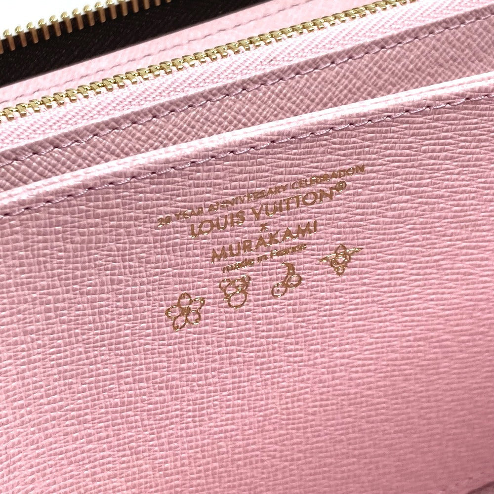 LOUIS VUITTON Long Wallet Purse M13433 Monogram canvas Brown Takashi Murakami monogram LV �~ TM Zippy Wallet Women