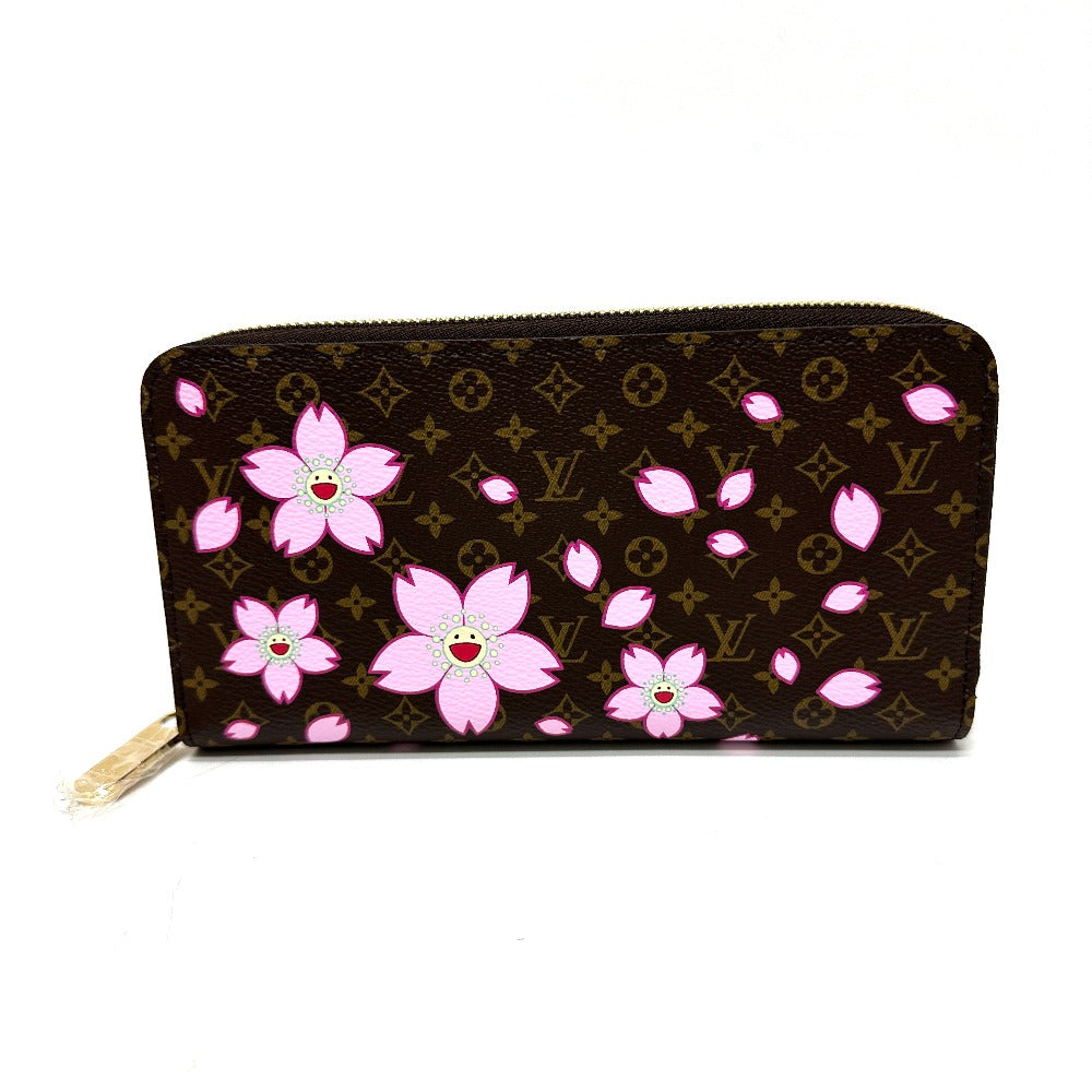 LOUIS VUITTON Long Wallet Purse M13433 Monogram canvas Brown Takashi Murakami monogram LV ï¿½~ TM Zippy Wallet Women