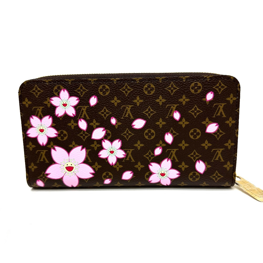 LOUIS VUITTON Long Wallet Purse M13433 Monogram canvas Brown Takashi Murakami monogram LV ï¿½~ TM Zippy Wallet Women