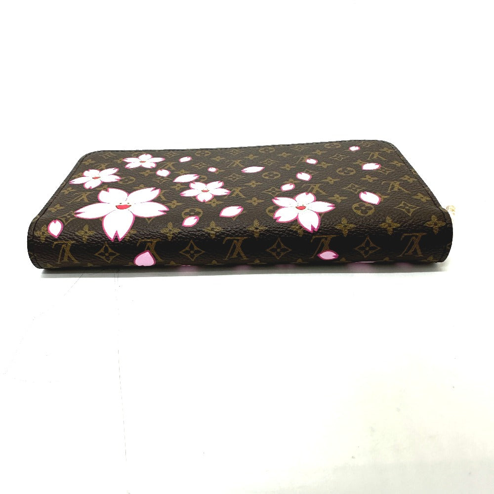 LOUIS VUITTON Long Wallet Purse M13433 Monogram canvas Brown Takashi Murakami monogram LV ï¿½~ TM Zippy Wallet Women