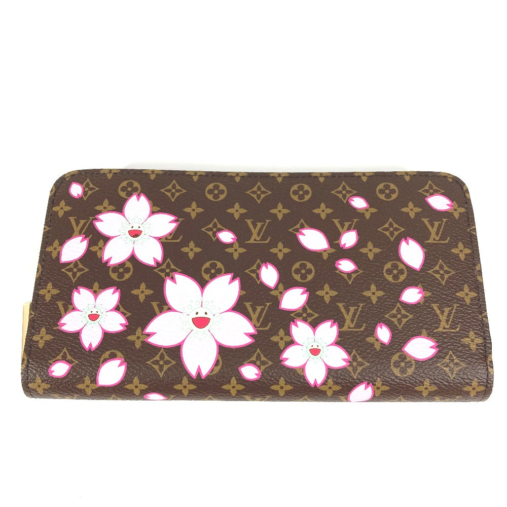 LOUIS VUITTON Long Wallet Purse M13433 Monogram canvas Brown Takashi Murakami monogram LV �~ TM Zippy Wallet Women