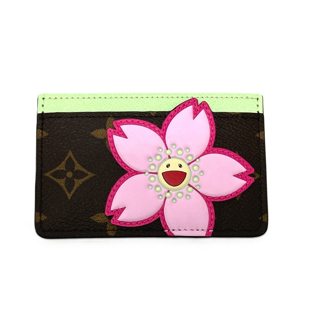 LOUIS VUITTON Card Case M13429 Monogram canvas multicolor Takashi Murakami LVxTM Card Case Porto Carte Simple