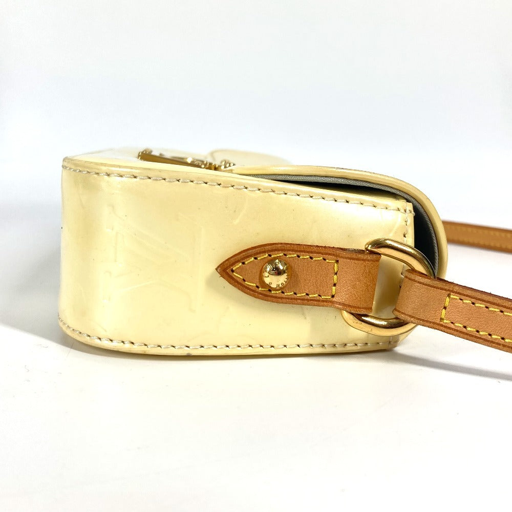 LOUIS VUITTON Shoulder Bag M91507 Monogram Vernis white Monogram Vernis Malibu street Women