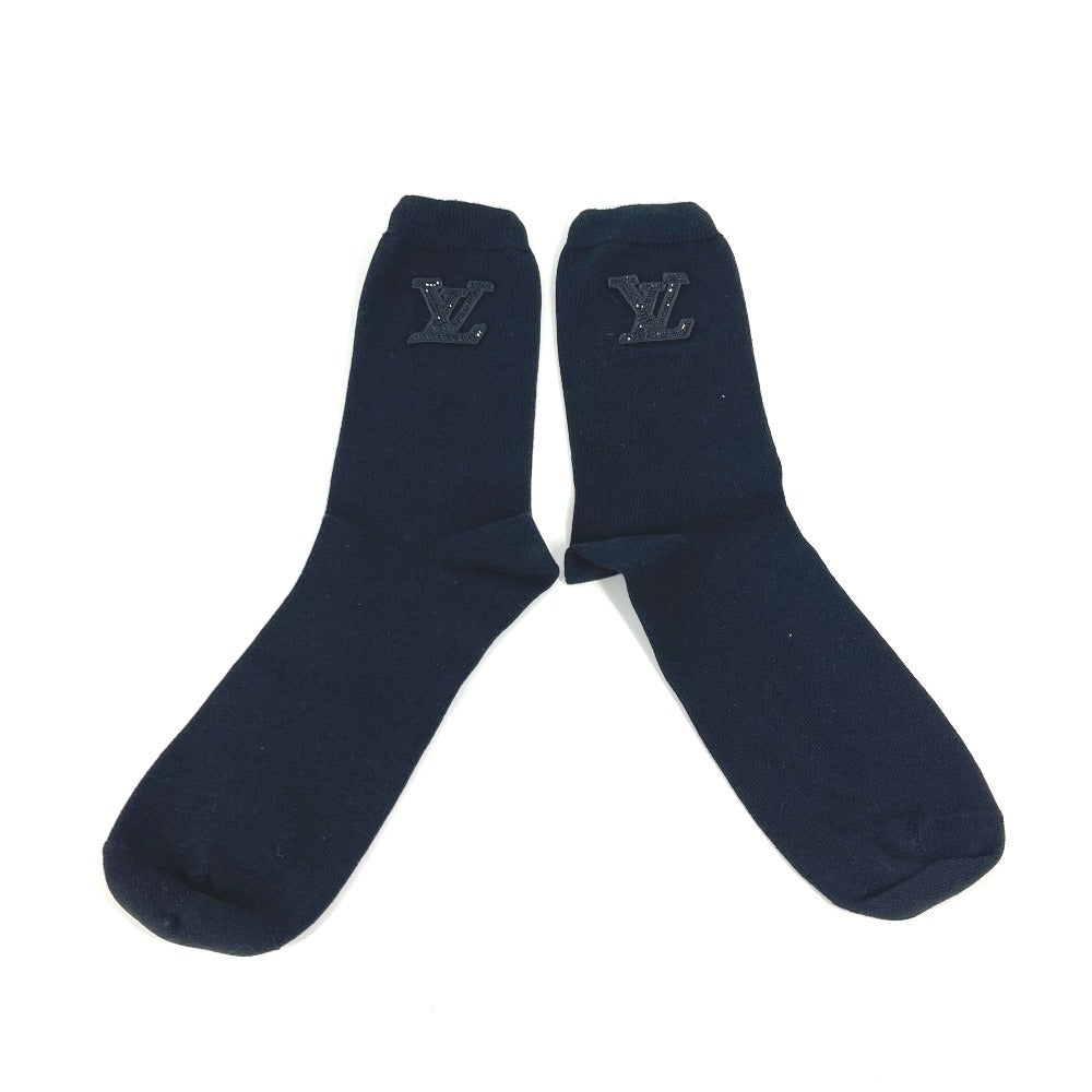 LOUIS VUITTON socks M5054L Cotton, Nylon black Accessories Socks - LV Strass mens L