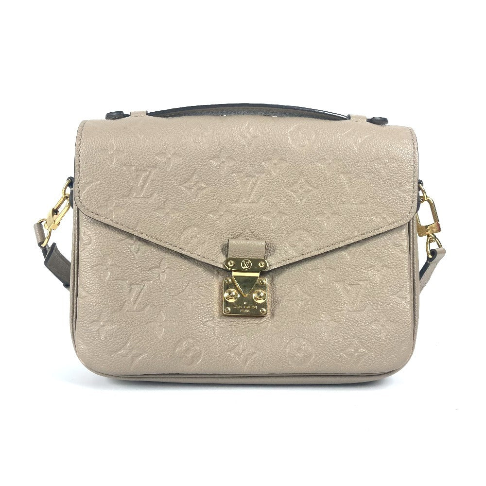LOUIS VUITTON Handbag M44881 Monogram Ann Platt Leather beige Monogram Ann Platt Pochette Metis Women