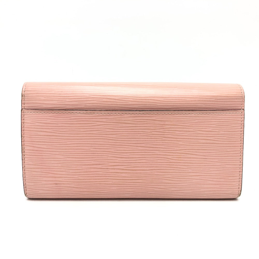 LOUIS VUITTON Long Wallet Purse M61216 Epi Leather pink Epi Portefeuille Sarah Women