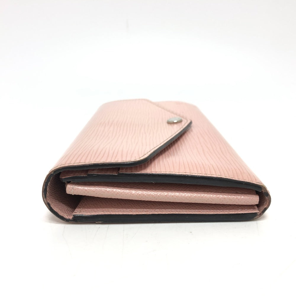 LOUIS VUITTON Long Wallet Purse M61216 Epi Leather pink Epi Portefeuille Sarah Women