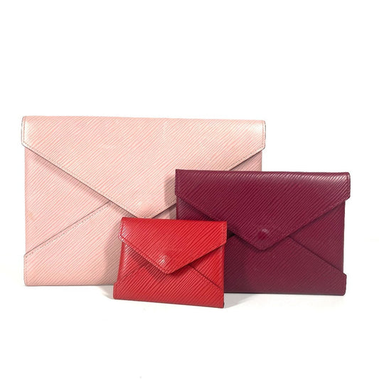 LOUIS VUITTON Clutch bag M62457 Epi Leather pink Epi Pochette Kirigami Women