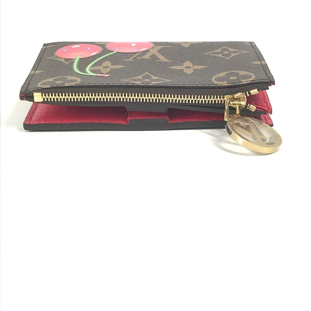 LOUIS VUITTON Folded wallet M13420 Monogram canvas Brown Takashi Murakami collaboration monogram LV �~ TM Portefeuille�ELisa unisex(Unisex)
