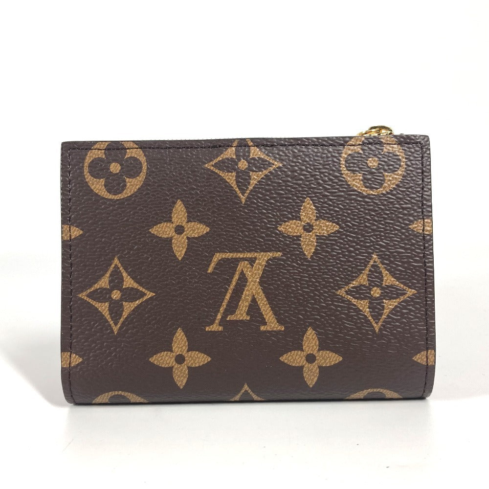 LOUIS VUITTON Folded wallet M13420 Monogram canvas Brown Takashi Murakami collaboration monogram LV × TM Portefeuille Lisa
