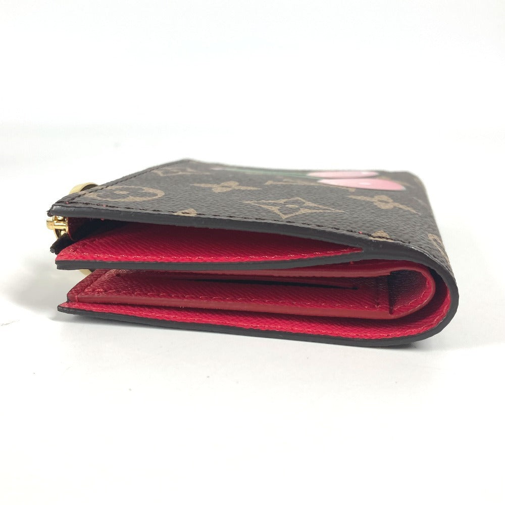 LOUIS VUITTON Folded wallet M13420 Monogram canvas Brown Takashi Murakami collaboration monogram LV × TM Portefeuille Lisa