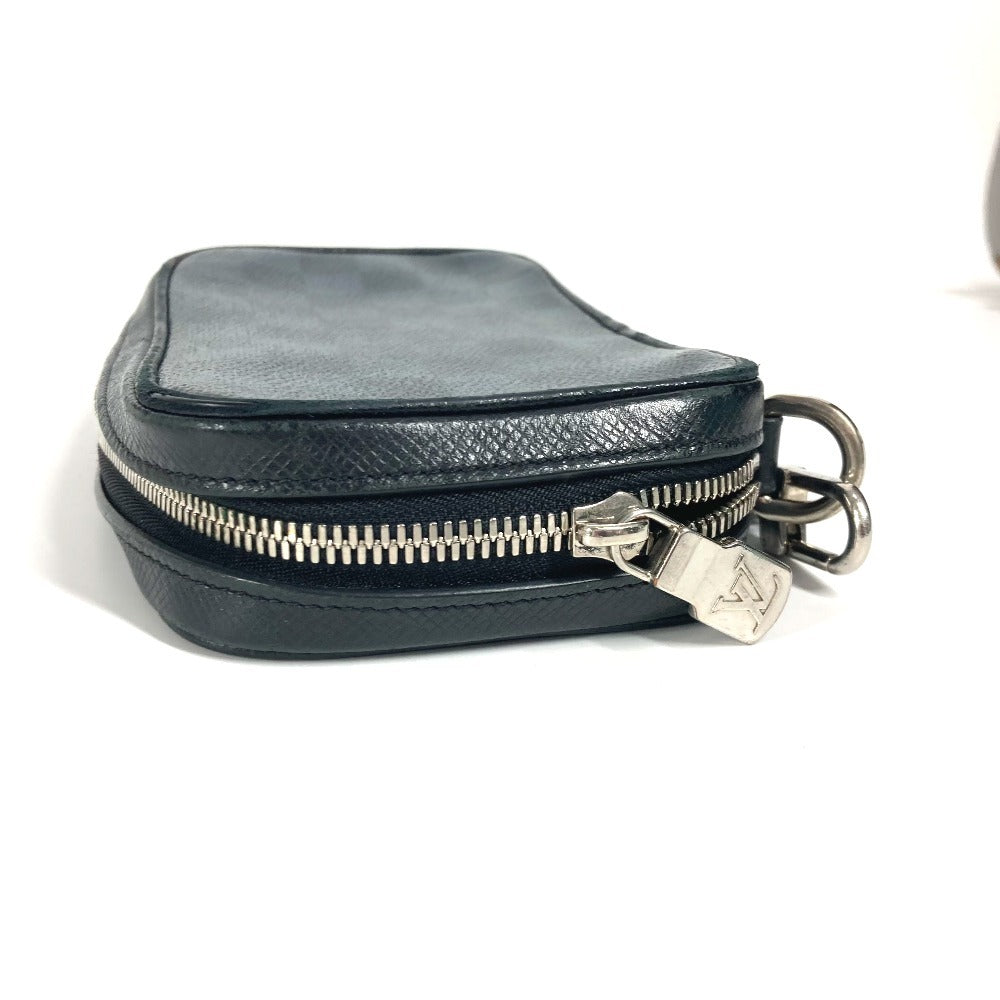 LOUIS VUITTON Clutch bag N63504 Damier Cobalt Canvas Navy Damier Cobalt Portefeuille Zippy Soft unisex(Unisex)