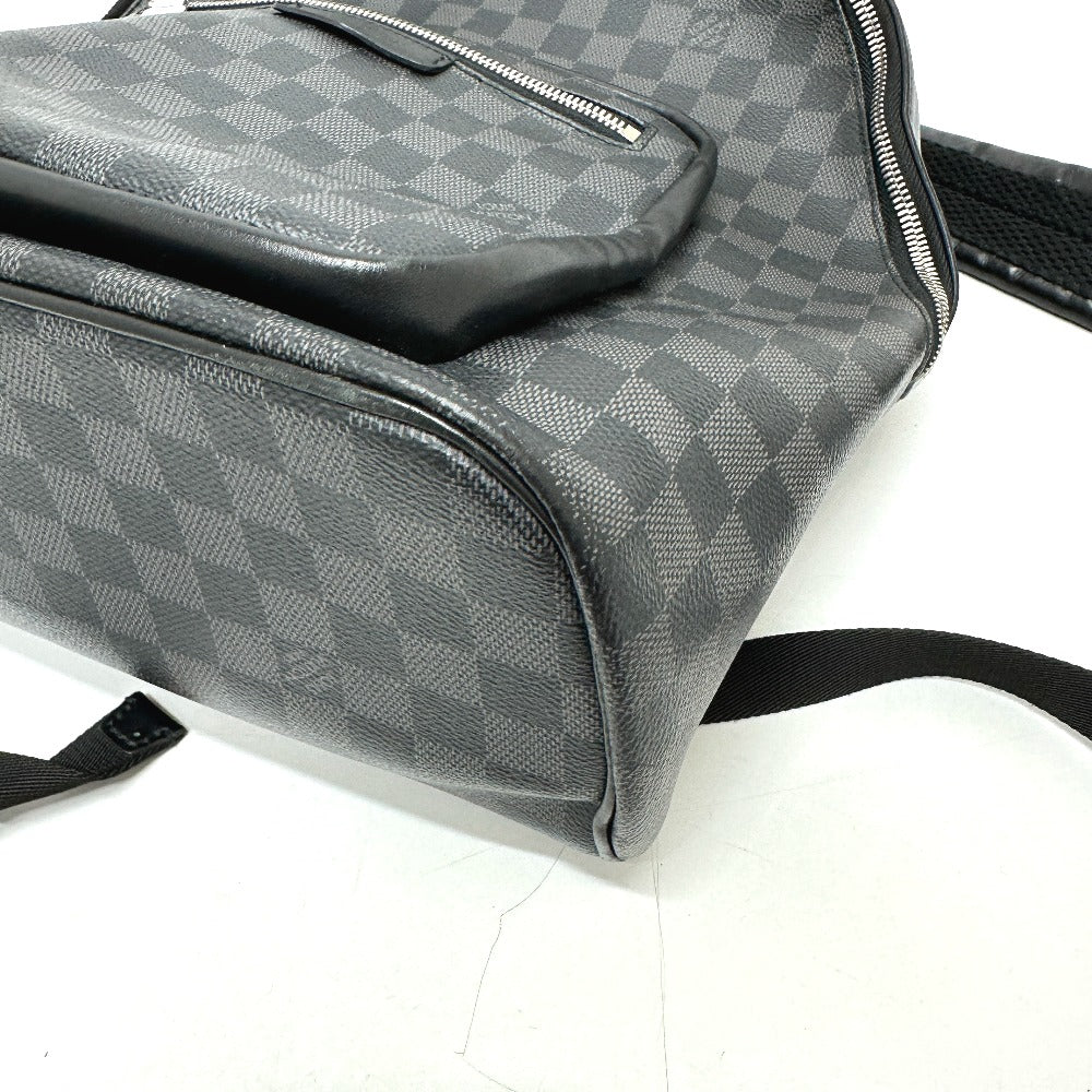 LOUIS VUITTON Backpack N41473 Damier Grafitto Canvas black Josh