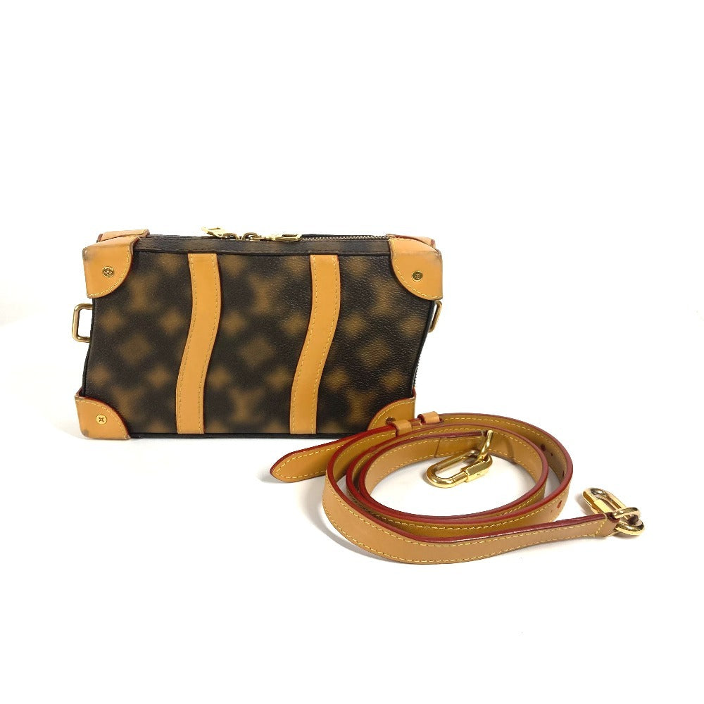 LOUIS VUITTON Shoulder Bag M81580 PVC / Leather Brown This is Not Monogram Soft Trunk
