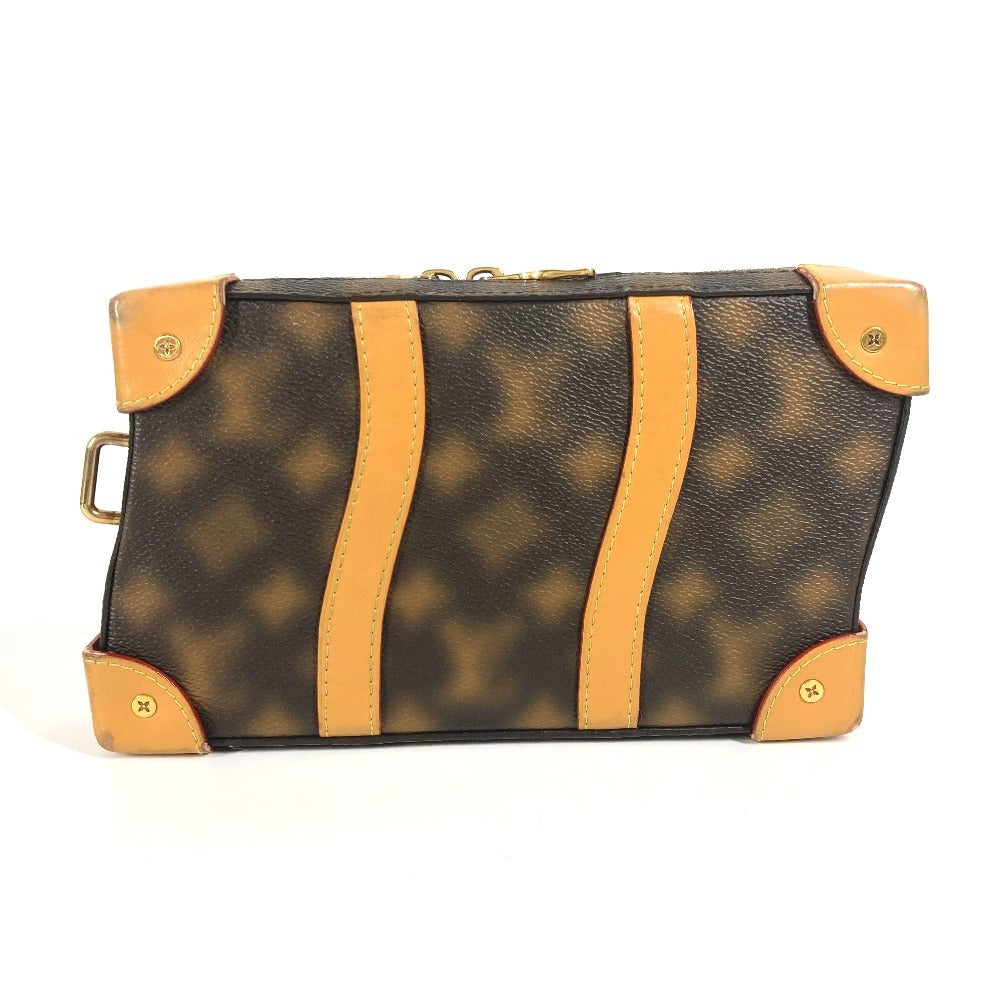 LOUIS VUITTON Shoulder Bag M81580 PVC / Leather Brown This is Not Monogram Soft Trunk