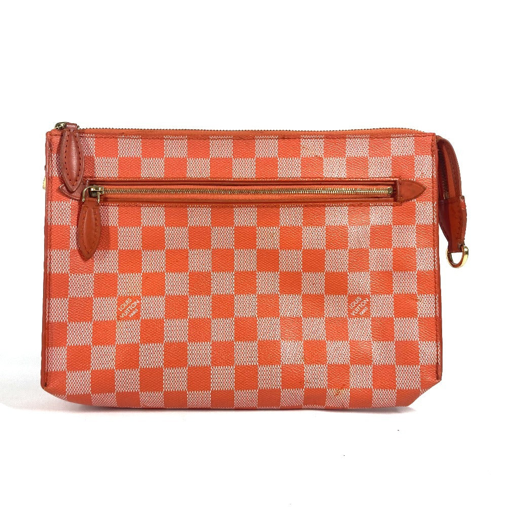 LOUIS VUITTON Shoulder Bag N41312 Damier canvas Orange Damier color module Women