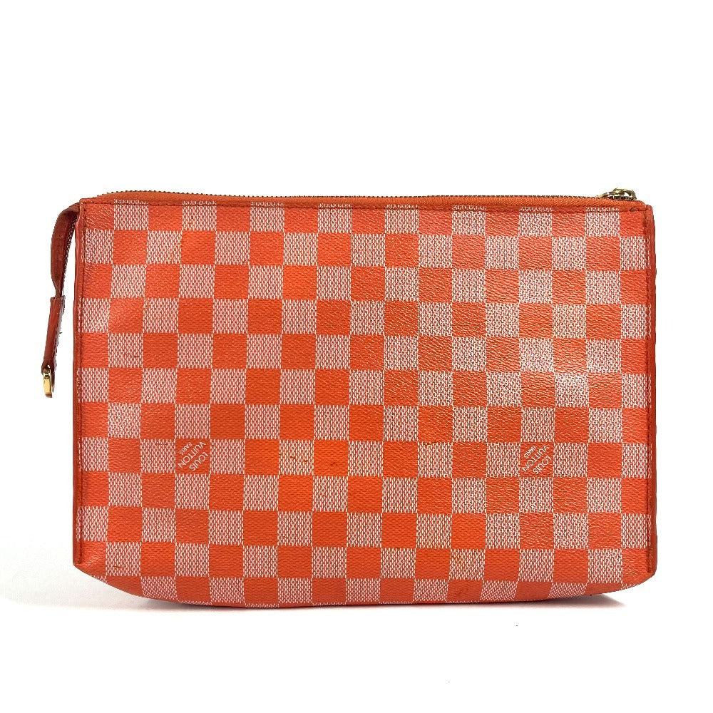 LOUIS VUITTON Shoulder Bag N41312 Damier canvas Orange Damier color module Women