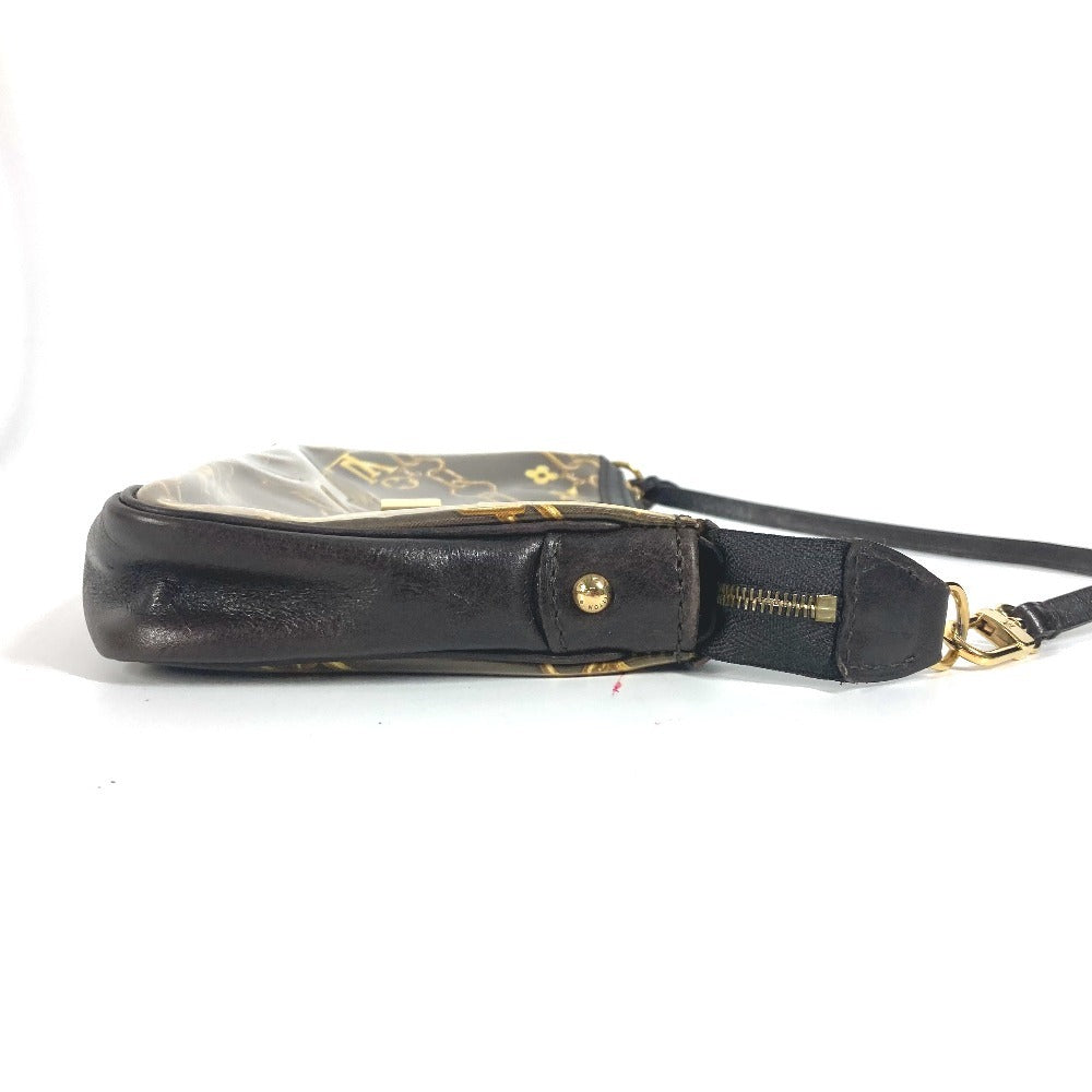 LOUIS VUITTON Shoulder Bag M95162 Plastics, Leather Brown Monogram charm Pochette Accessoires Women