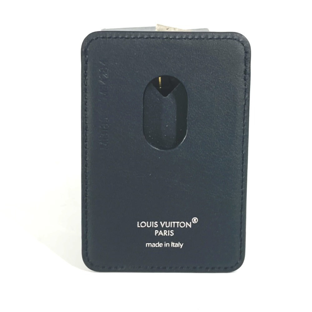 LOUIS VUITTON Card Case M13185 Monogram macacer canvas Brown Monogram macacer Porto Cult Magnet unisex(Unisex)