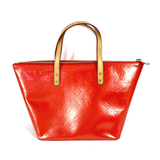 LOUIS VUITTON Tote Bag M93670 Monogram Vernis Orange Monogram Vernis Bellevue PM