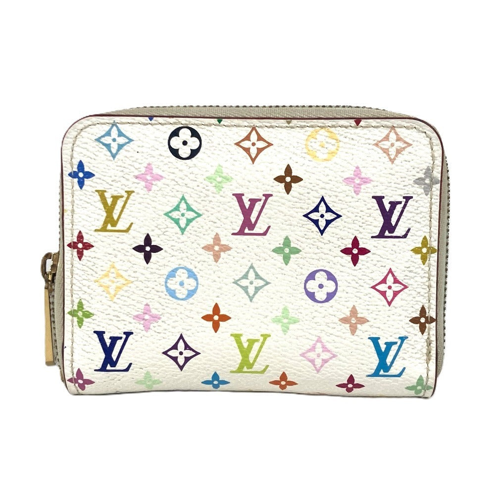 LOUIS VUITTON Coin case M93741 Monogram multicolor canvas white Monogram multicolor Zippy coin purse Women