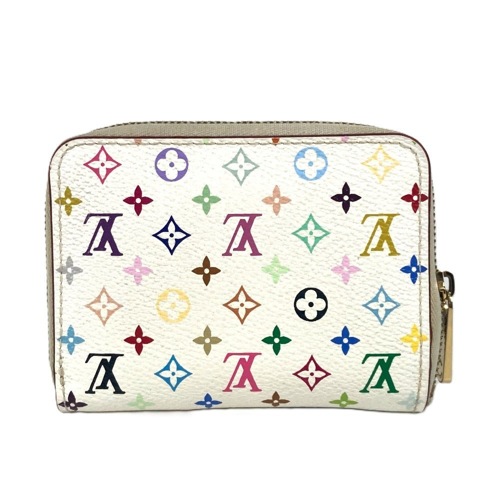 LOUIS VUITTON Coin case M93741 Monogram multicolor canvas white Monogram multicolor Zippy coin purse Women