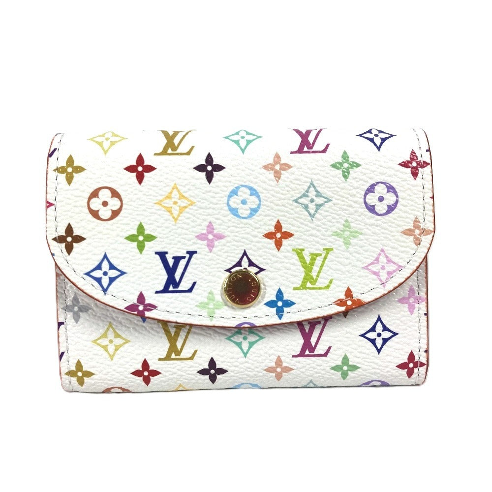 LOUIS VUITTON Folded wallet M13399 Monogram multicolor canvas white Monogram multicolor LV × TM Porto Mone Rosalie