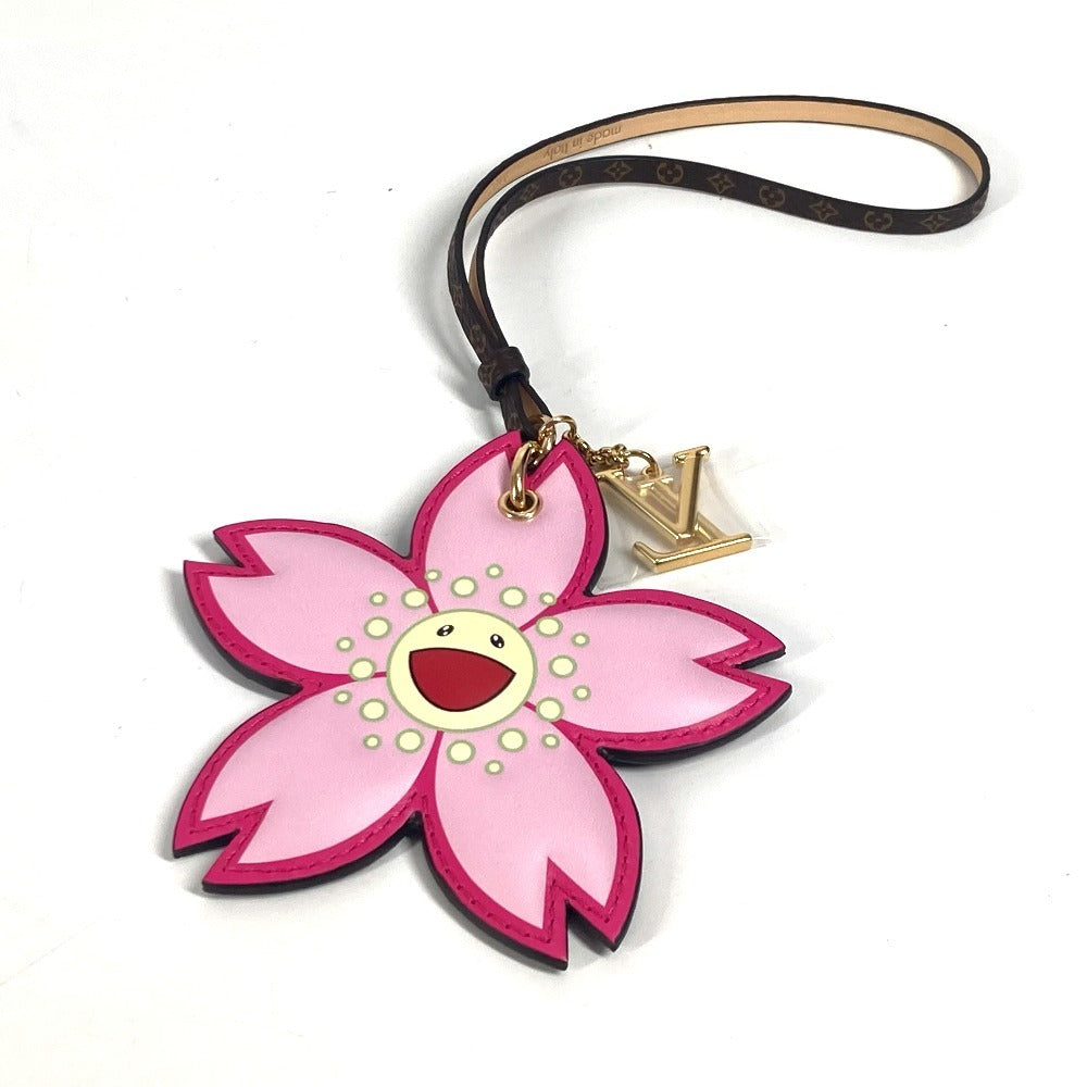 LOUIS VUITTON Bag charm M02475 Monogram canvas multicolor LVxTM Monogram Takashi Murakami Bag Charm - Cherry Blossom