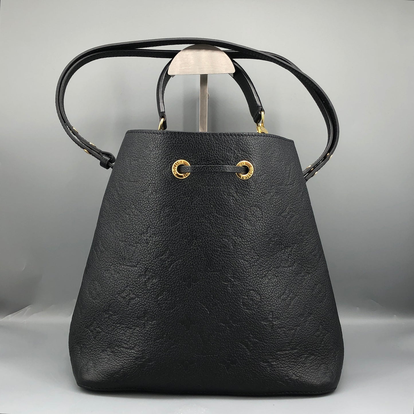 Louis Vuitton Monogram Empreinte NeoNoe Bucket Bag Black