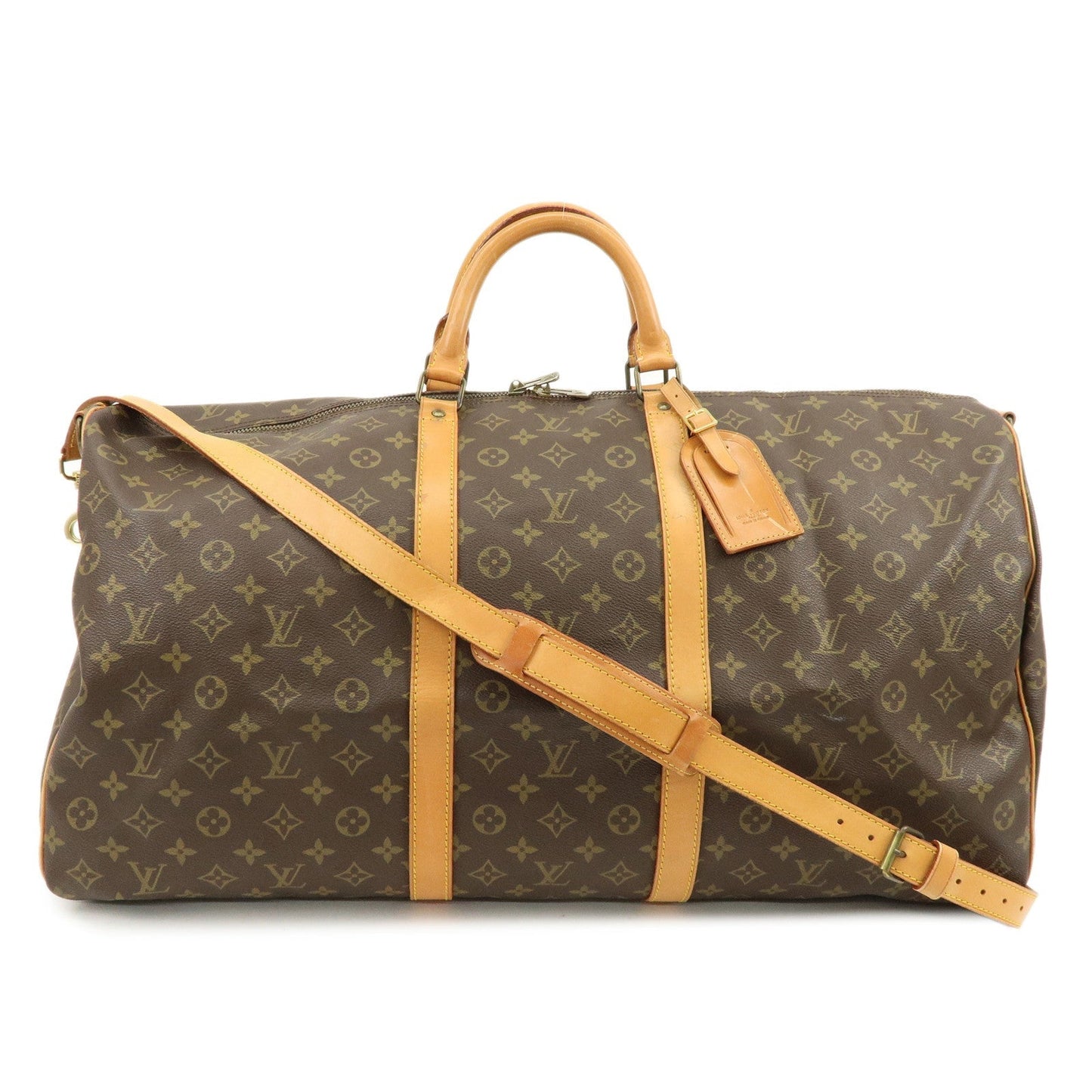 Louis Vuitton Monogram Keep All Bandouliere 60 Boston Bag M41412