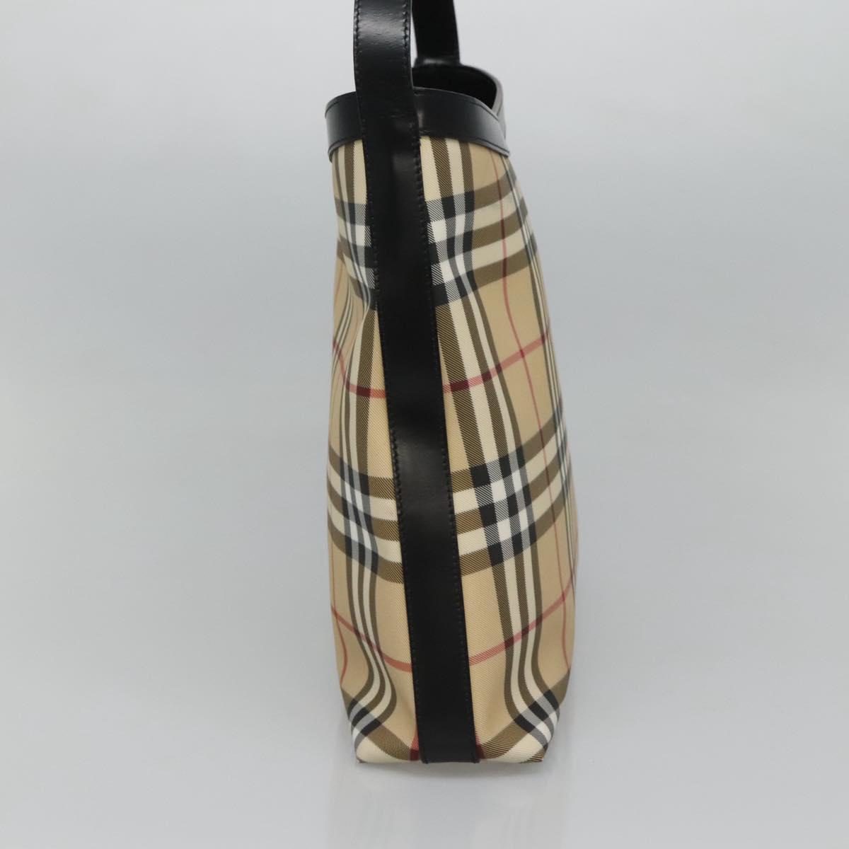 Burberry Nova Check Beige Canvas Shoulder Bag ( )
