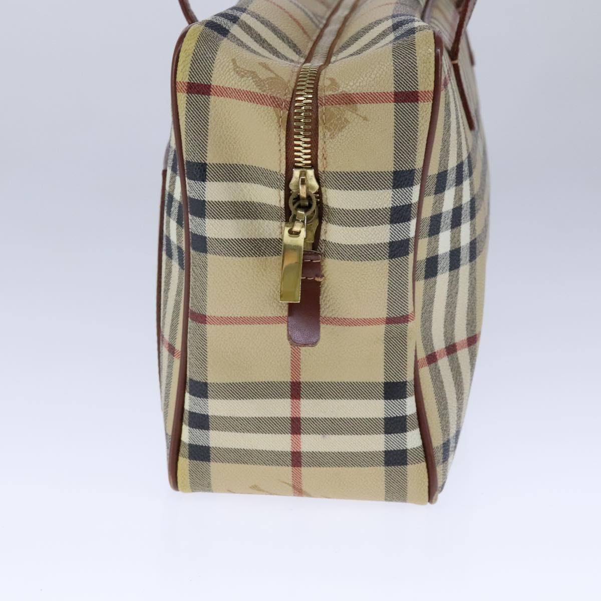 Burberry Nova Check Beige Canvas Handbag ( )