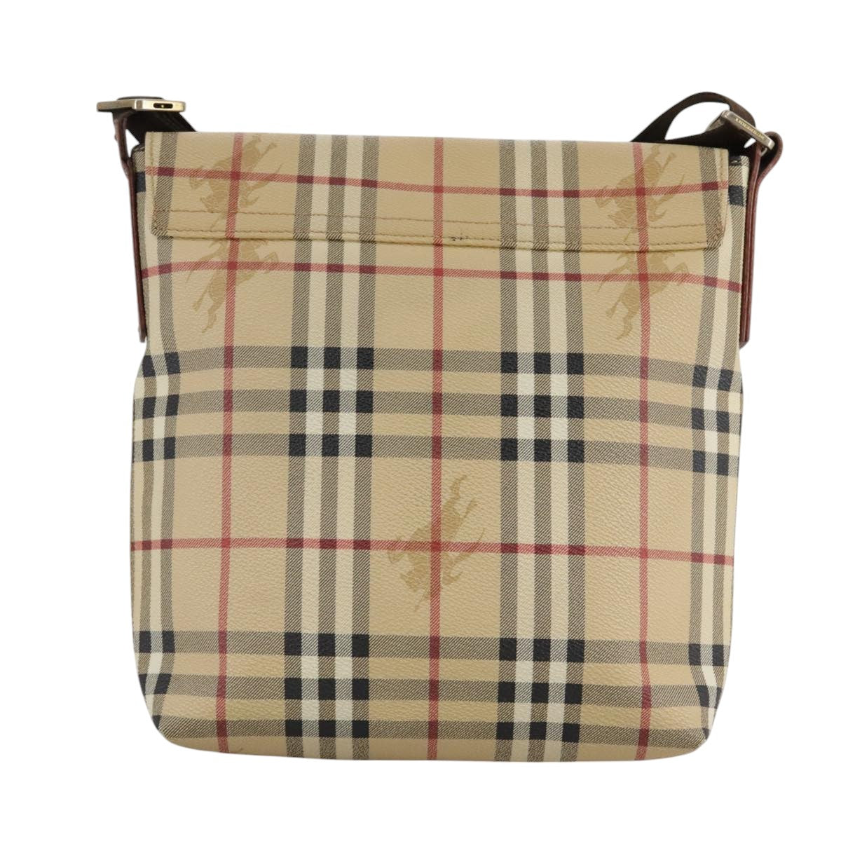 Burberry Nova Check Beige Canvas Shoulder Bag ( )