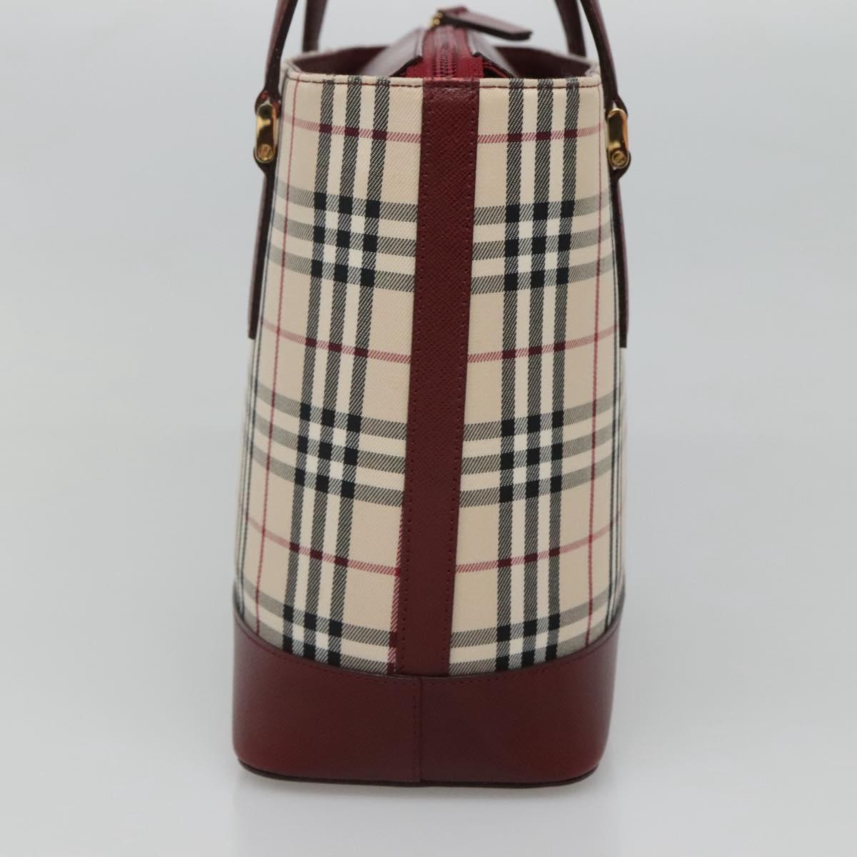 Burberry Nova Check Beige Canvas Tote Bag ( )