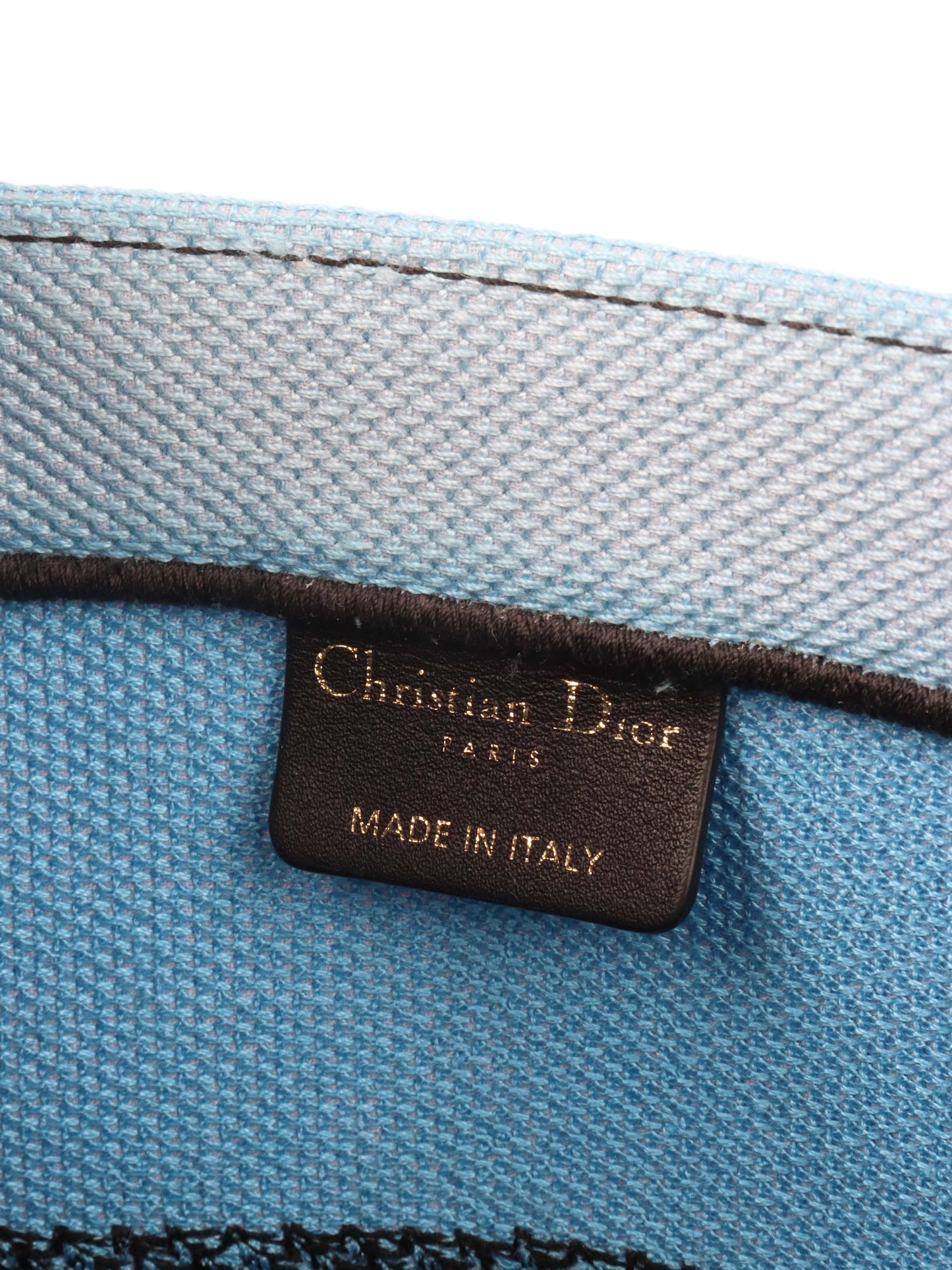 Dior Small Book Tote Blue.