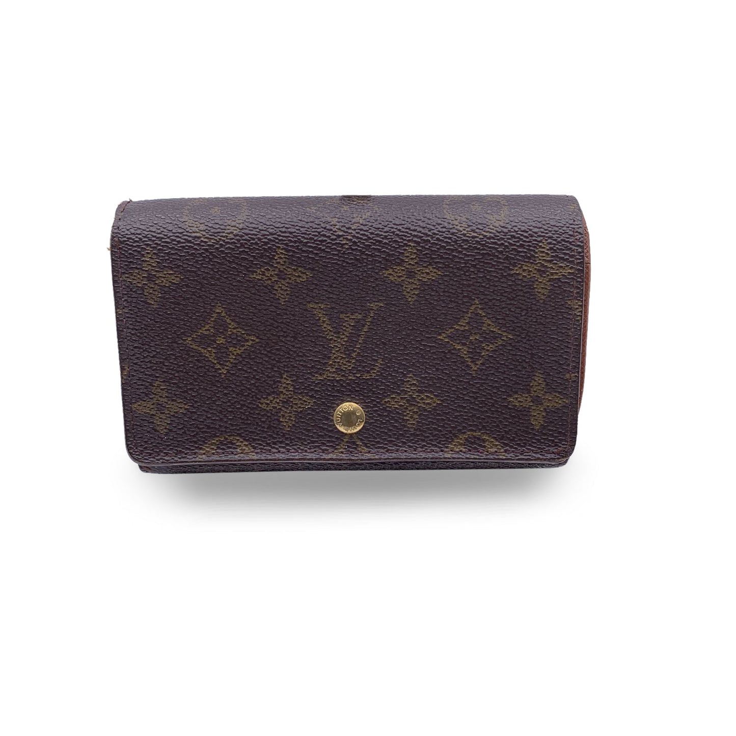 LOUIS VUITTON Monogram Canvas Porte Monnaie Tresor Wallet