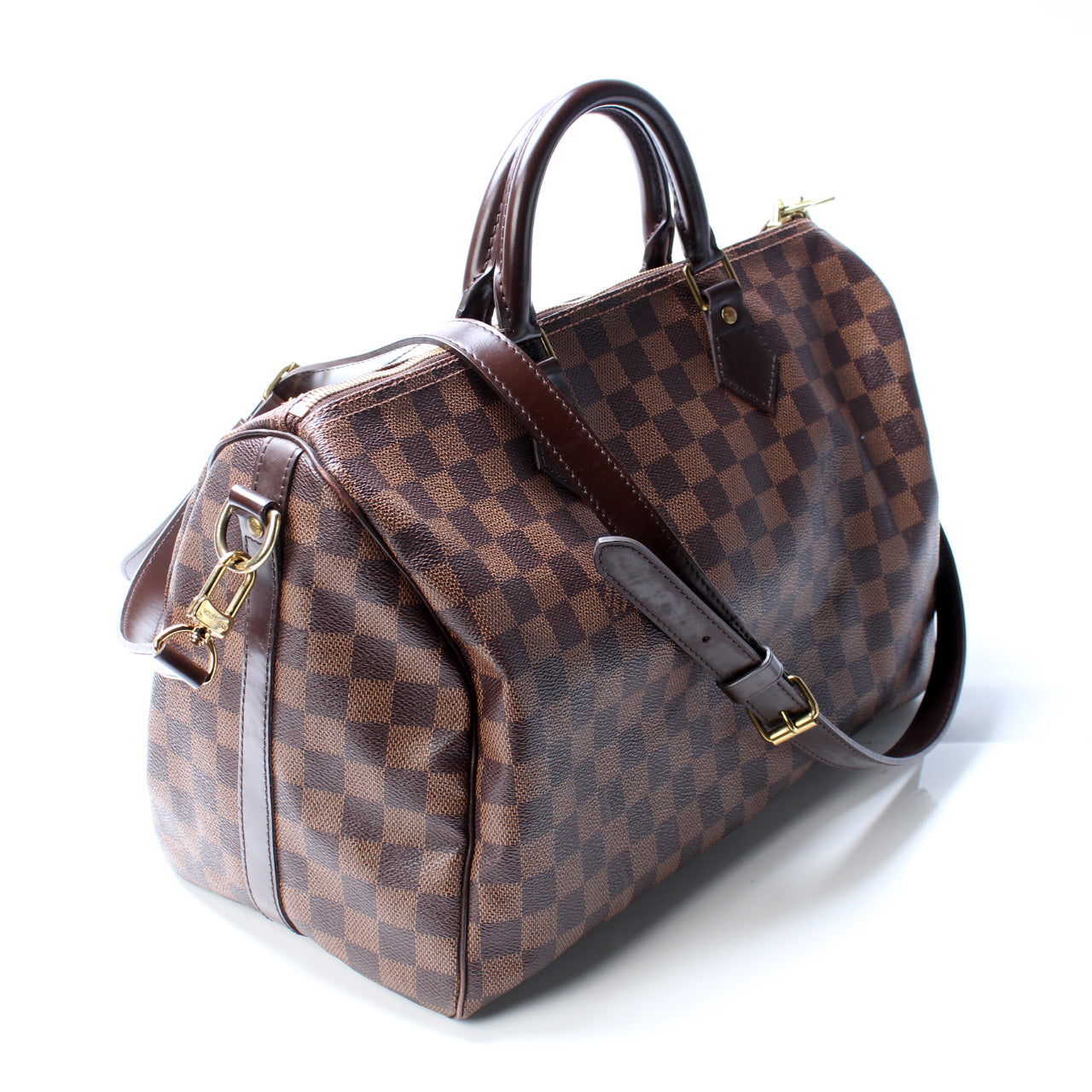Louis Vuitton Speedy 35 Bandouliere Damier Ebene