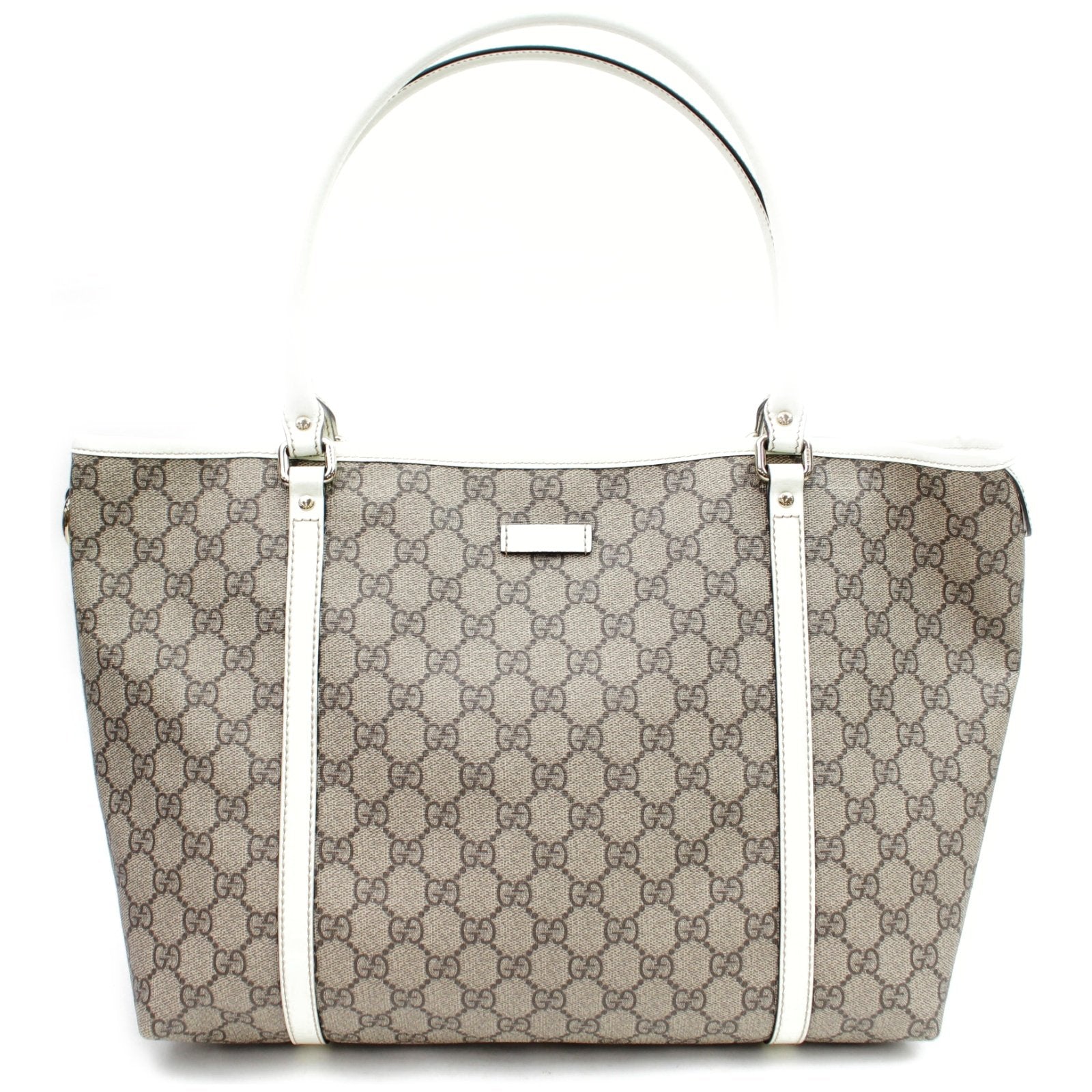 Gucci GG Supreme Brown PVC Tote Style 1