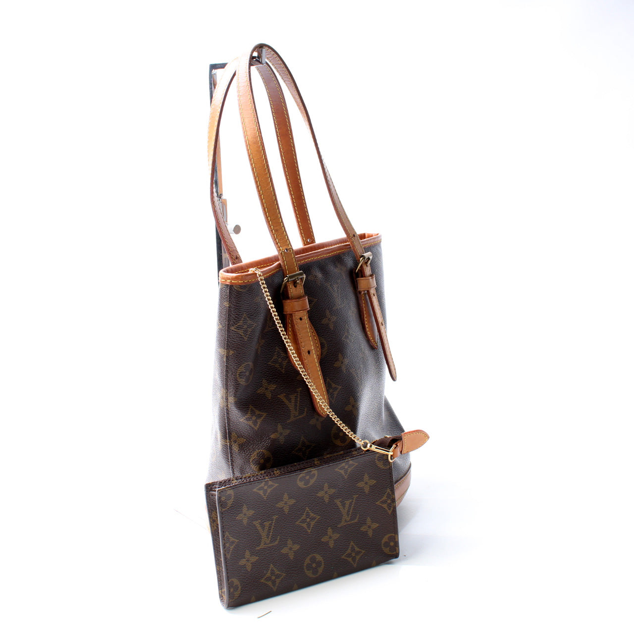 Louis Vuitton Petit Bucket w/ Pouch Monogram