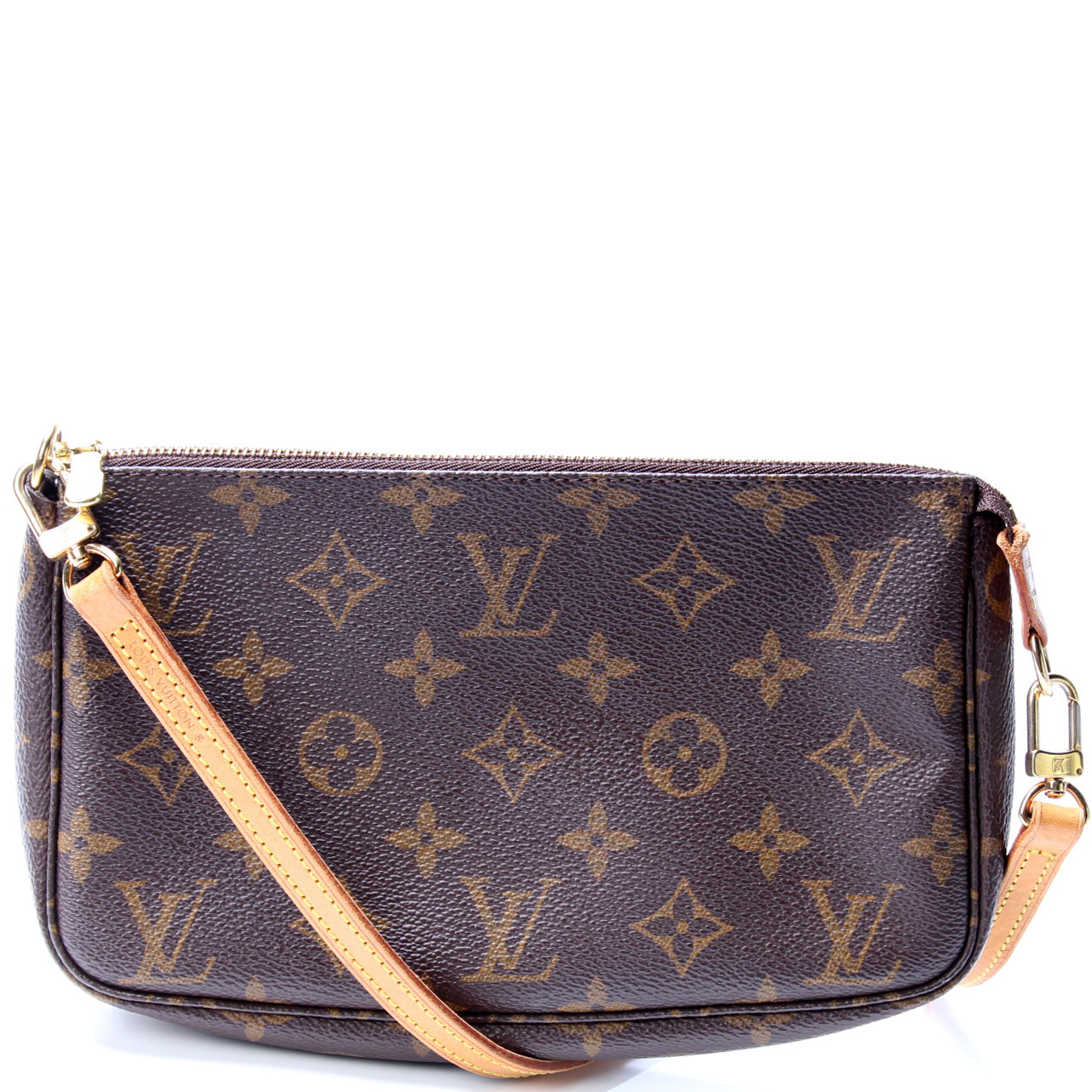 Louis Vuitton Pochette Accessories W/ Strap Monogram