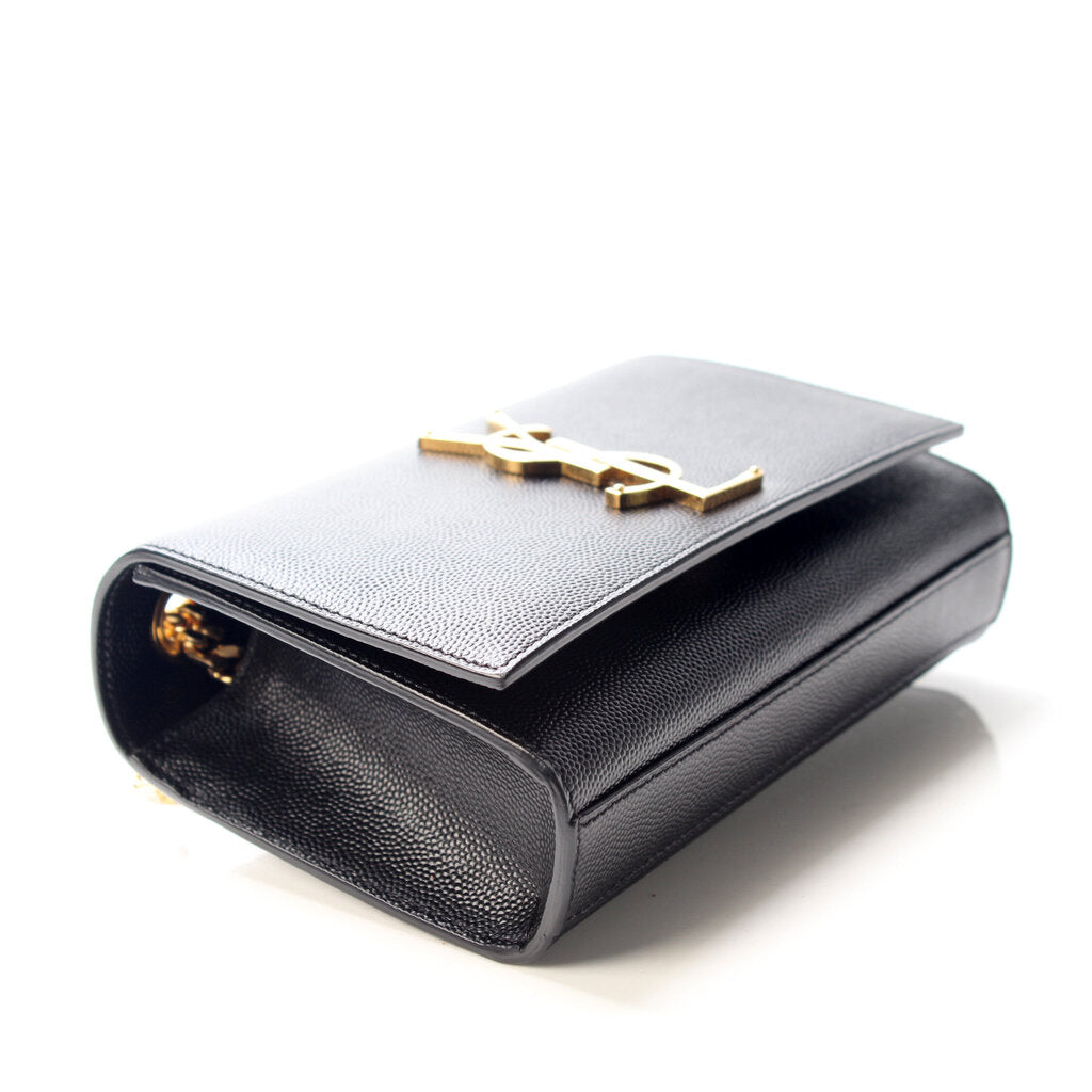 Saint Laurent Kate Satchel Grain Small Bag