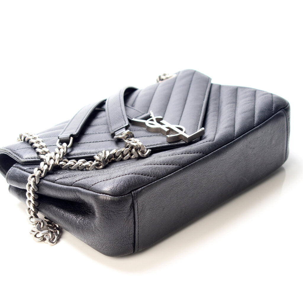 Saint Laurent Matelasse Crossbody Chevron Bag