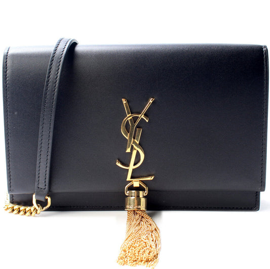 Saint Laurent Kate Tassel Chain Wallet Bag