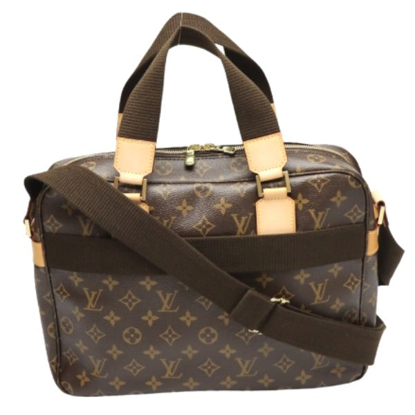LOUIS VUITTON Shoulder Bag Monogram canvas Brown Travel bag Monogram Sac Bosphore mens(Unisex)