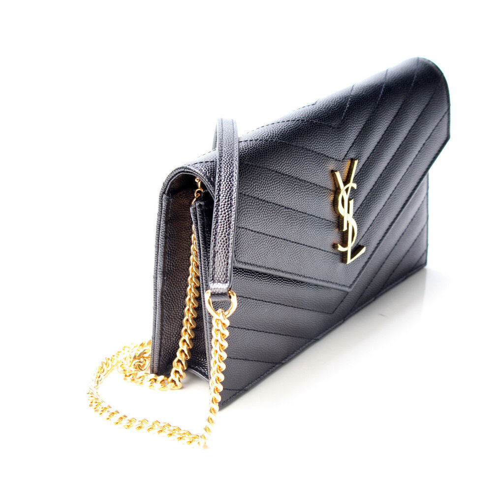 Saint Laurent Envelope Chain Wallet Bag