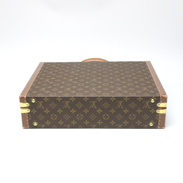 LOUIS VUITTON trunk Monogram canvas Brown Attache case Monogram President mens
