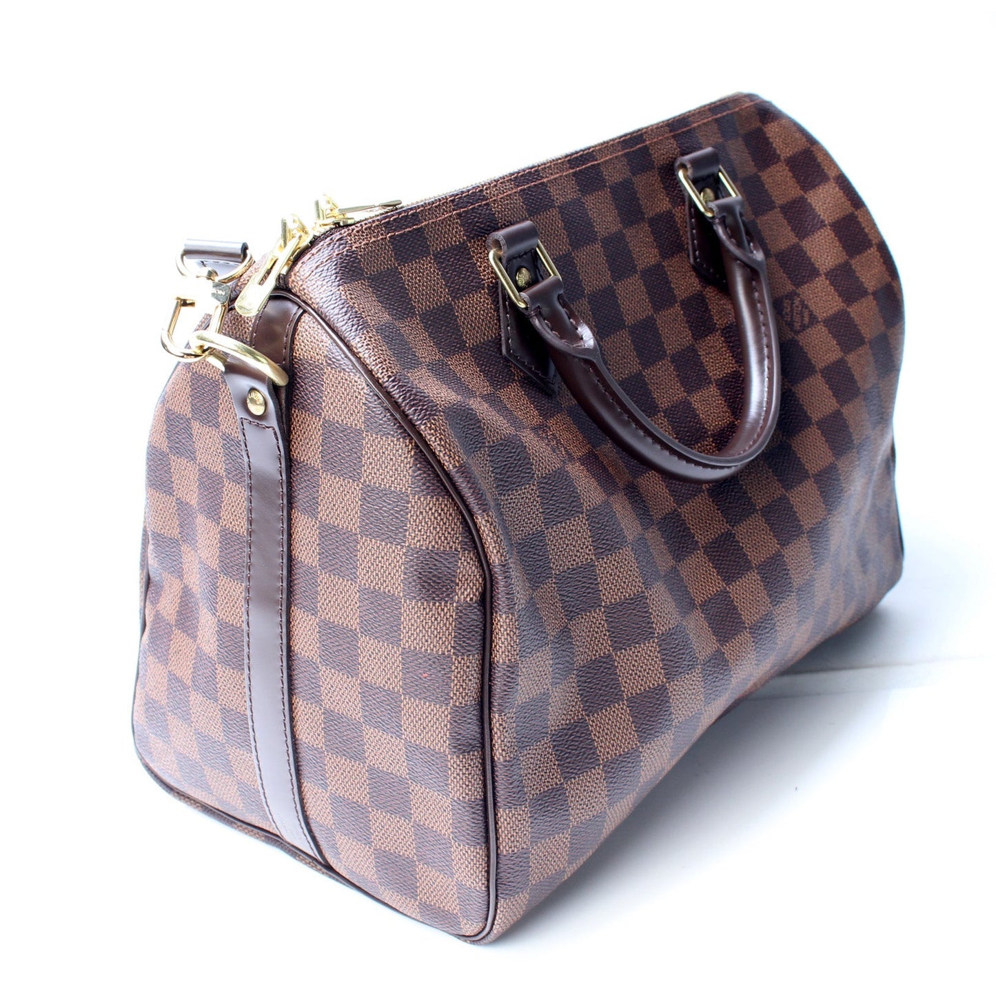 Louis Vuitton Speedy 30 Bandouliere Damier Ebene